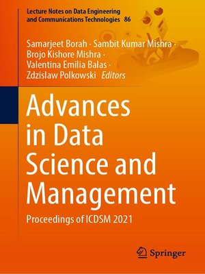 cover image of Advances in Data Science and Management